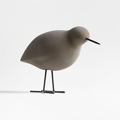View Piper Terracotta Concrete Decorative Bird Sculpture details