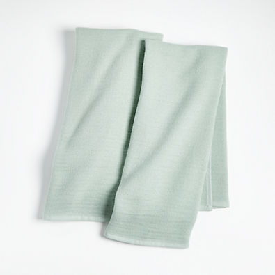 View Pique Mint Dish Towels, Set of 2 details