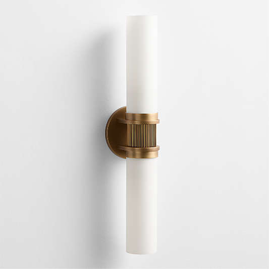 Pisa Glass Tube Wall Sconce Light Set of 2