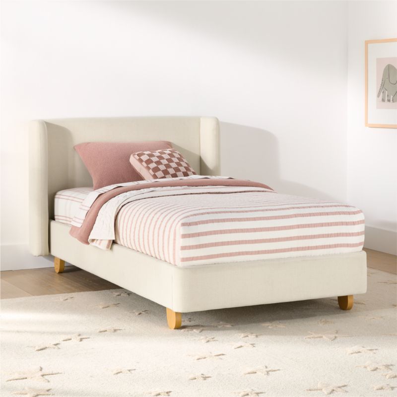 Pismo Natural Twin Upholstered Bed - image 3 of 17