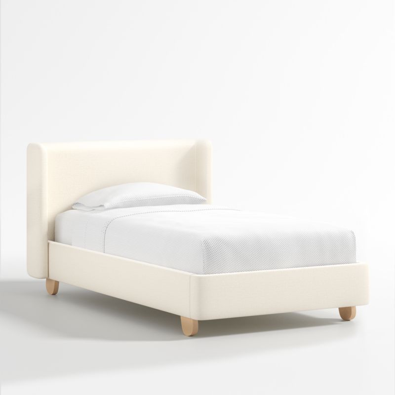 Pismo Natural Twin Upholstered Bed