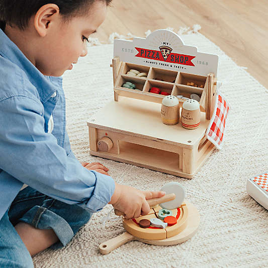 Wonder & Wise by Asweets Wooden Toddler Pizza Oven Toy