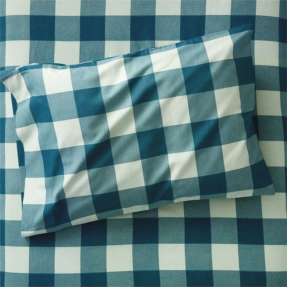 Buffalo Check Organic Flannel Bedding Crate & Kids