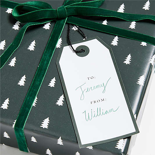 Plaid Gift Tags, Set of 10