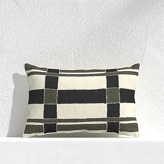 Mohave Plaid 20"x13" Outdoor Pillow