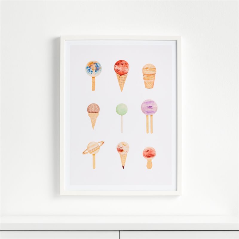 Planet Sugarium Framed Wall Art Print