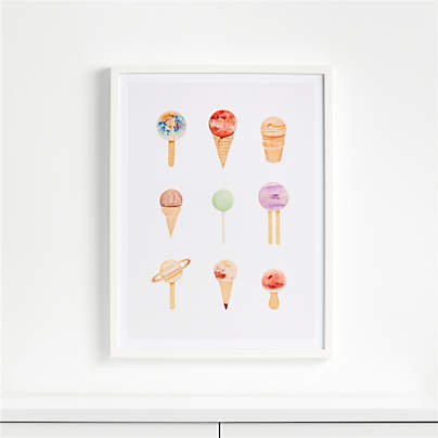 Planet Sugarium Framed Wall Art Print