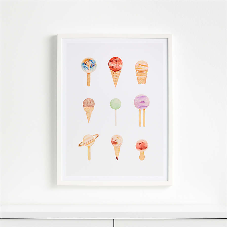 ice cream wall art