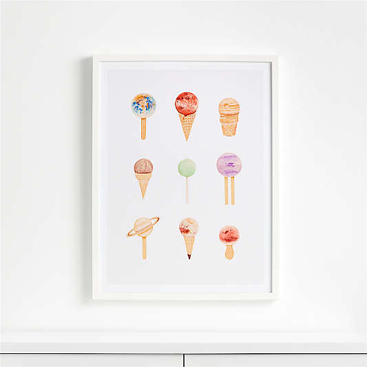 Planet Sugarium Framed Wall Art Print