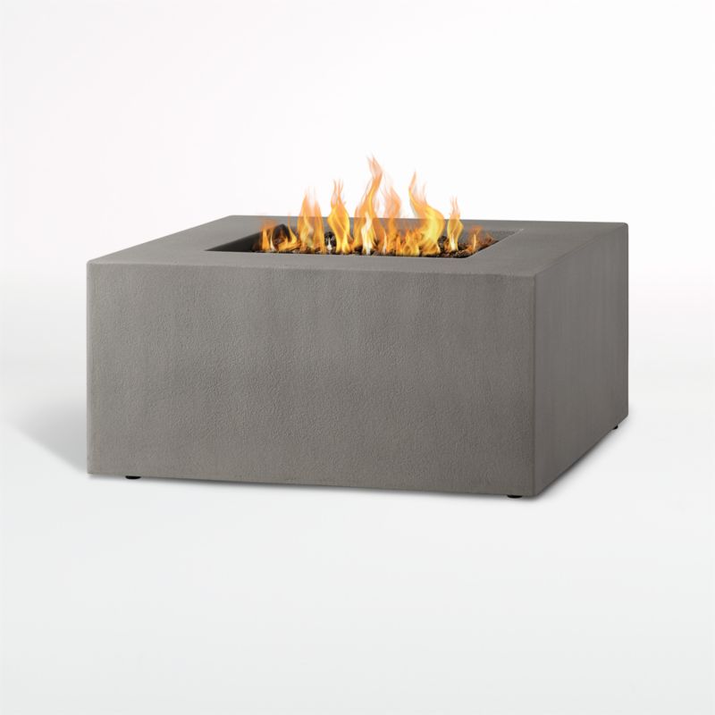 Plateau Square Outdoor Propane Fire Pit Table