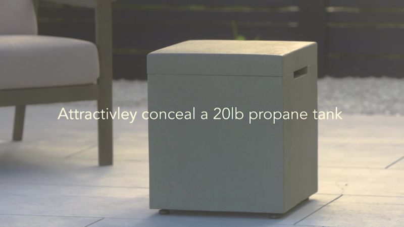 Play Plateau Square Outdoor Propane Tank Cover - video 1 of 1