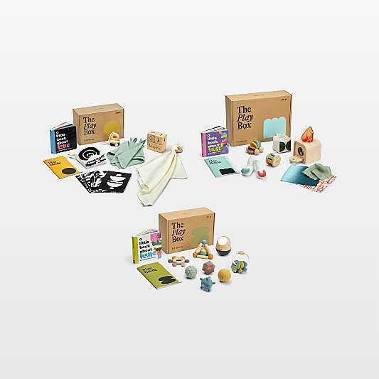 Lalo The Play Box Montessori Inspired Baby Developmental Toy Bundle for 0-6 Months