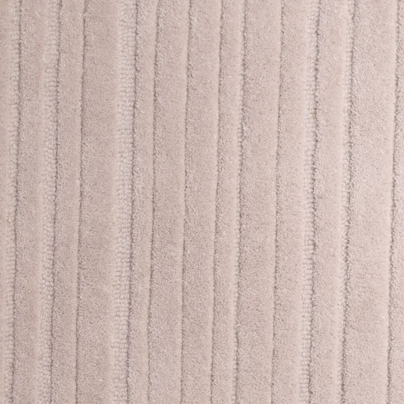 Paloma Textured Stripe Rosy Lilac Wool Kids Area Rug 5'x8' - image 2 of 5