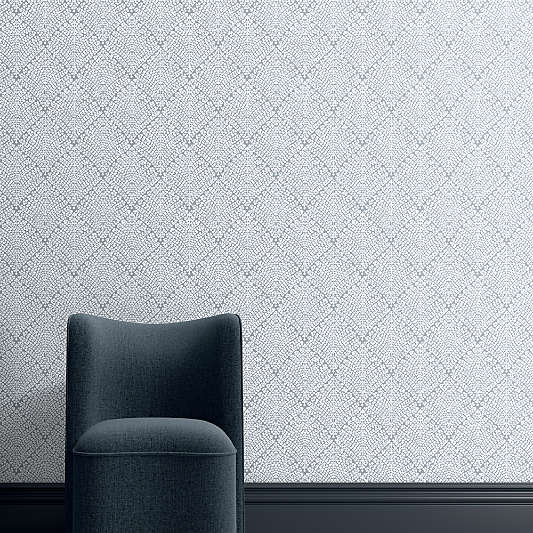 Palma Mist Blue Wallpaper