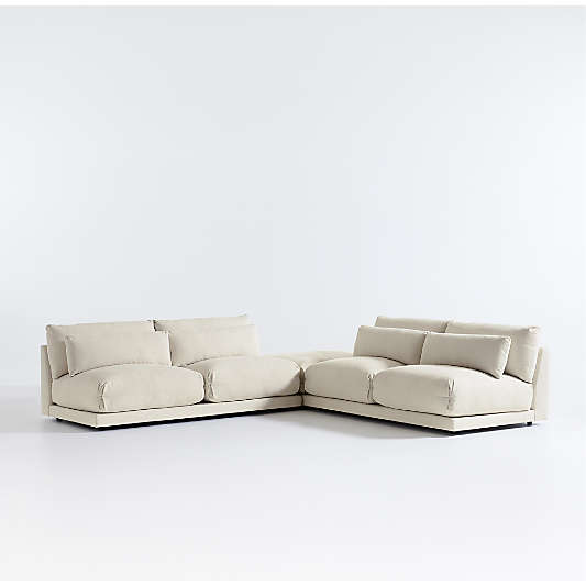 Plush 3-Piece Sectional Sofa