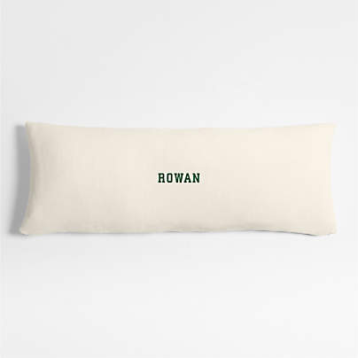 Plush 54x20 Pampas Ivory Body Pillow Cover