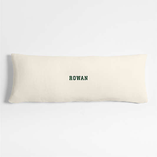 Plush 54"x20" Pampas Ivory Body Pillow