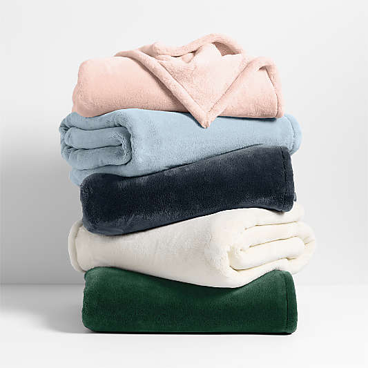 Plush 70"x55" Throw Blankets