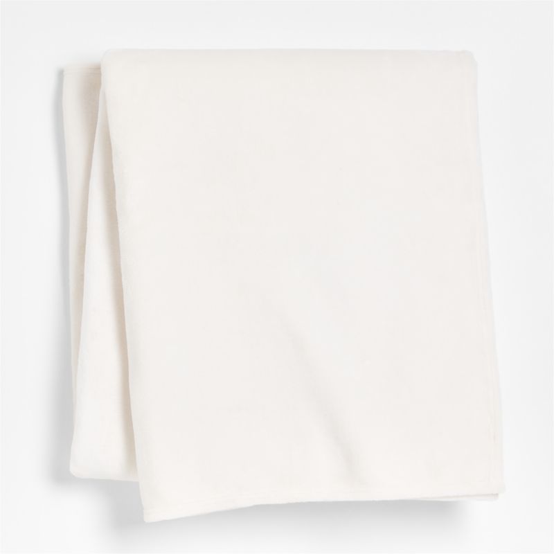 Cream Plush Kids Blanket | Crate & Kids