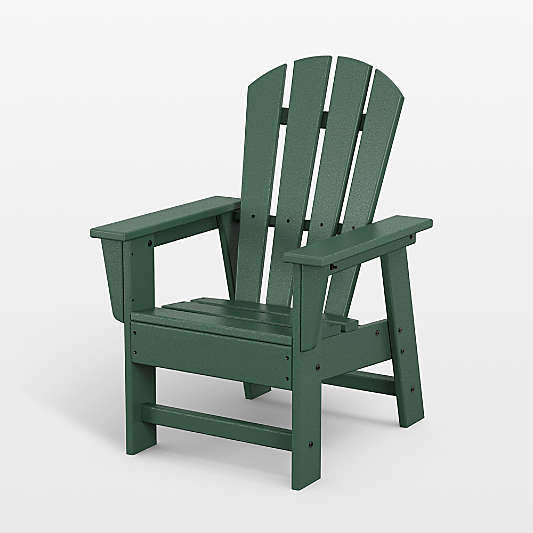 Green Outdoor Kids Adirondack Chair by POLYWOOD ®