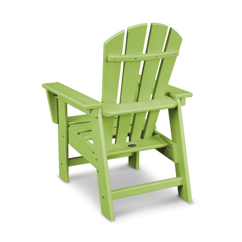 Lime Green Outdoor Kids Adirondack Chair by POLYWOOD ® - image 2 of 3