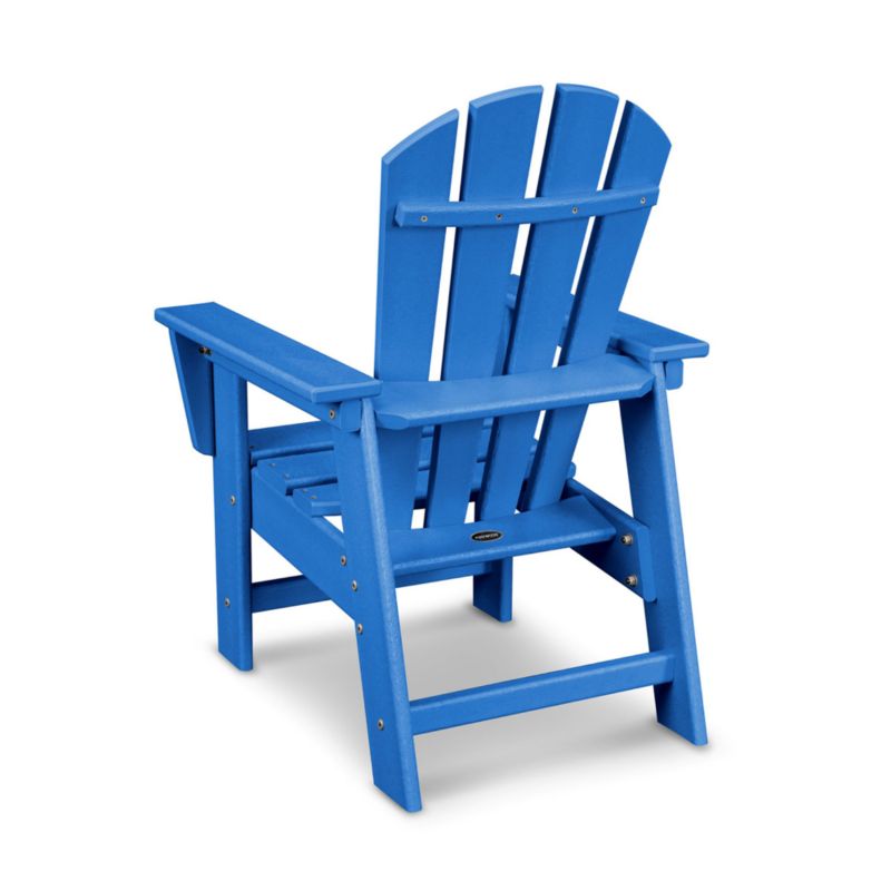 Pacific Blue Outdoor Kids Adirondack Chair by POLYWOOD ® - image 2 of 3