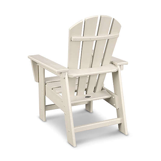 Sand Brown Outdoor Kids Adirondack Chair by POLYWOOD ®