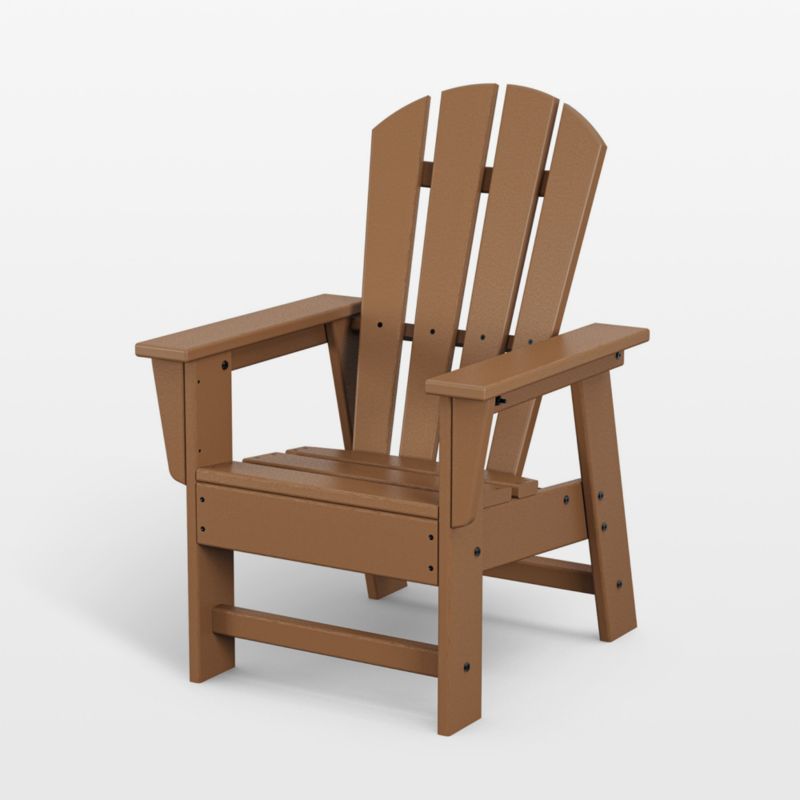 Teak Outdoor Kids Adirondack Chair by POLYWOOD ® - image 0 of 3