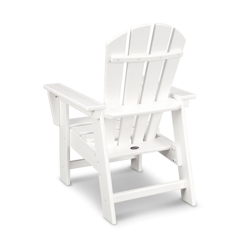 White Outdoor Kids Adirondack Chair by POLYWOOD ® - image 2 of 3