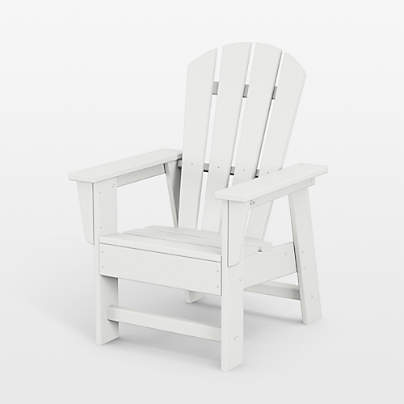 White Outdoor Kids Adirondack Chair by POLYWOOD ®