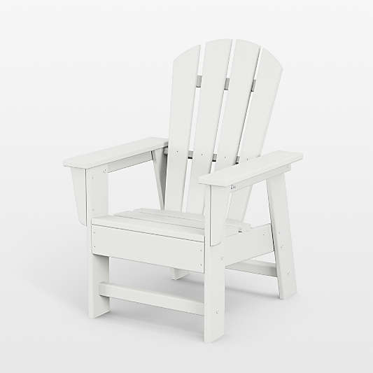 White Outdoor Kids Adirondack Chair by POLYWOOD ®