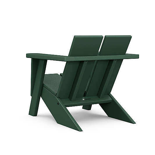 Paso Green Outdoor Kids Adirondack Chair by POLYWOOD ®