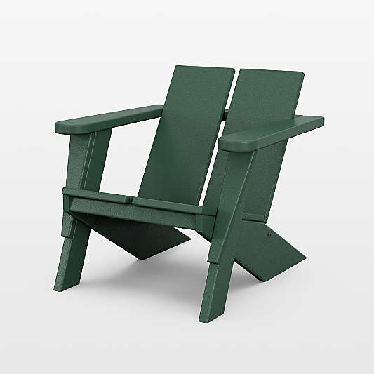 Paso Green Outdoor Kids Adirondack Chair by POLYWOOD ®