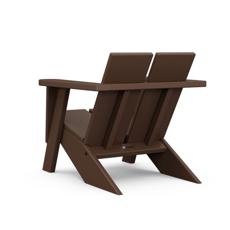 Paso Mahogany Outdoor Kids Adirondack Chair by POLYWOOD ® - image 2 of 3