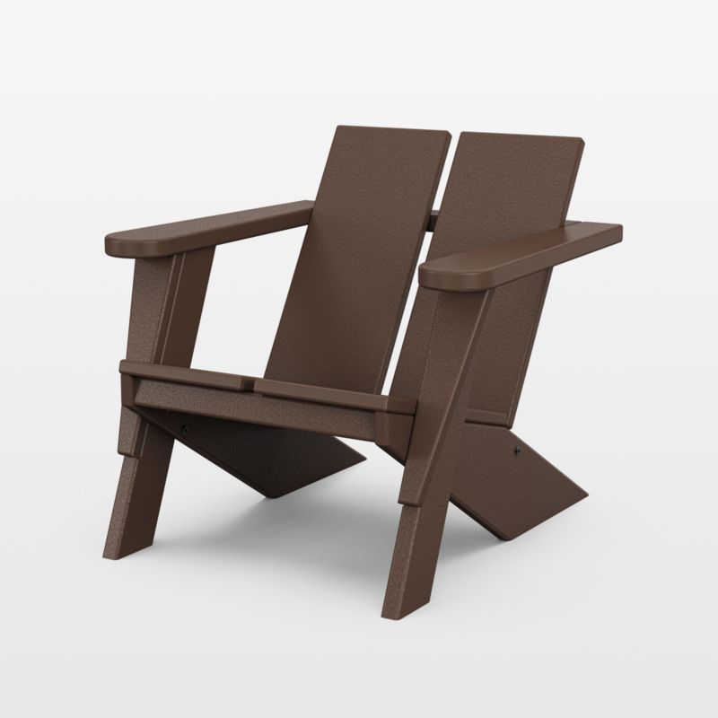 Paso Mahogany Outdoor Kids Adirondack Chair by POLYWOOD ® - image 0 of 3