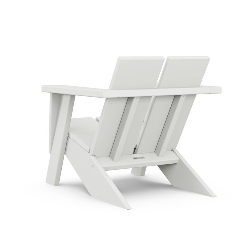 Paso White Outdoor Kids Adirondack Chair by POLYWOOD ® - image 2 of 3