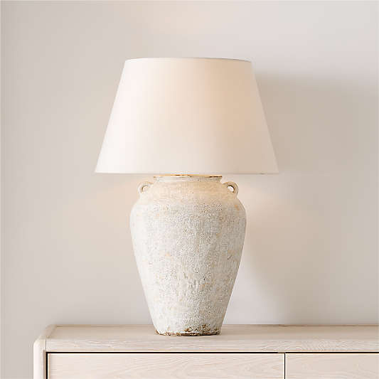 Pompeii Warm White Large Ceramic Table Lamp