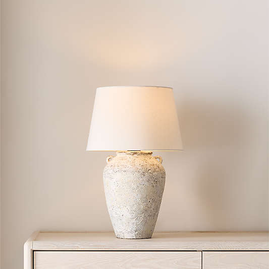Pompeii Warm White Small Ceramic Table Lamp