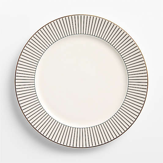 Piano Porcelain Dinner Plates, Set of 8
