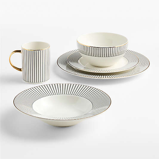 Piano Porcelain Low Bowl