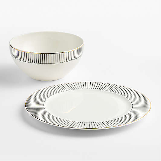 Piano Porcelain Round Platter