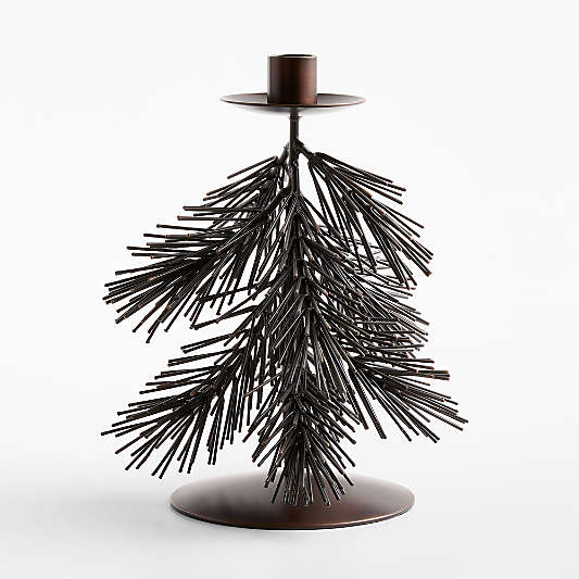 Pine Taper Candle Holder