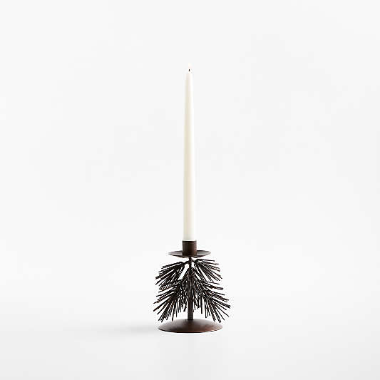 Pine Taper Holder Small 6"