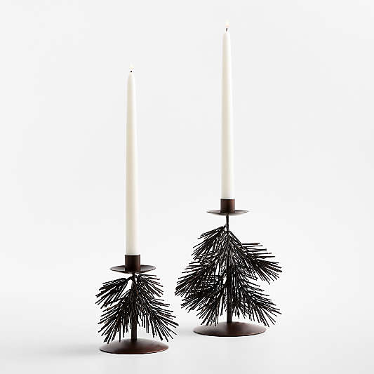Pine Taper Candle Holder