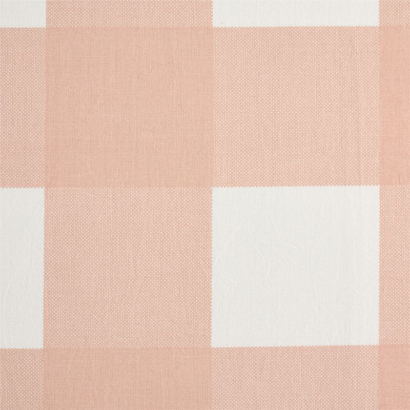 Pink Tint Buffalo Check Cotton Blackout Window Curtain Panel 44"x63" - image 4 of 10