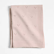 Supersoft Organic Cotton Gauze Classic Mauve Pink Baby Stroller Blanket