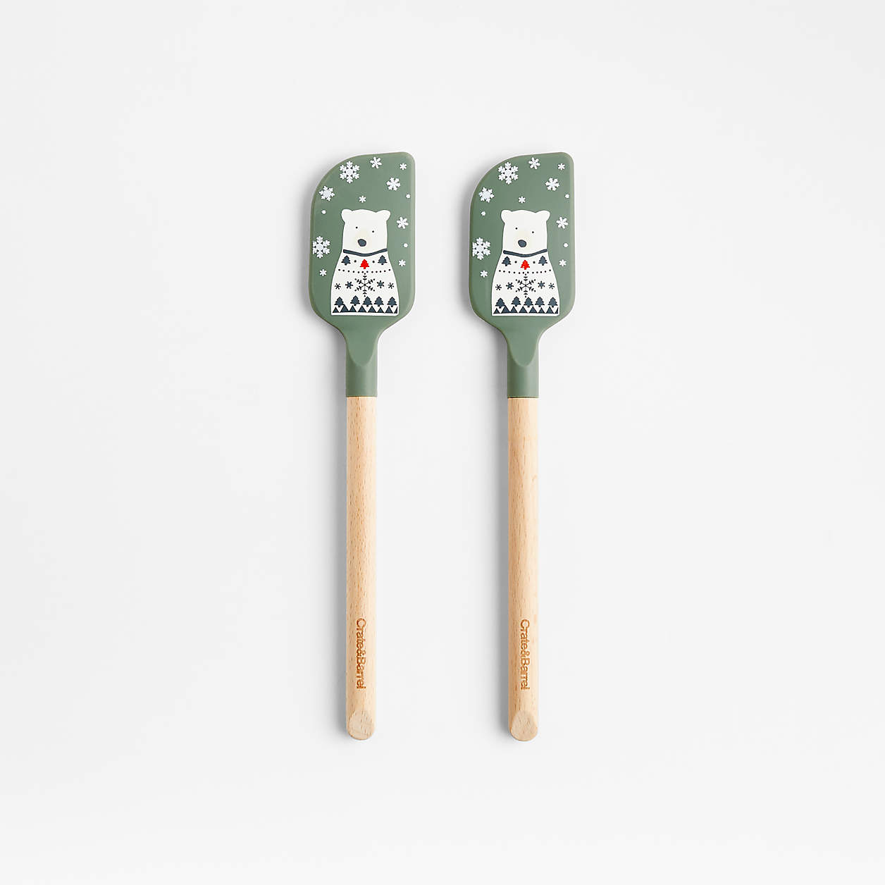 winter-friends-polar-bear-mini-silicone-spatulas-set-of-2-by-joan