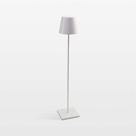 Poldina Pro L White Metal Floor Lamp by Zafferano America