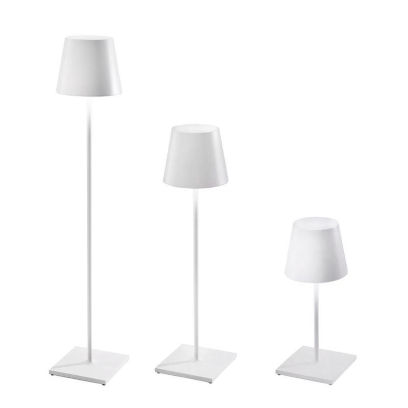 Poldina Pro XXL Metal Floor Lamp White 27" by Zafferano America - image 1 of 2