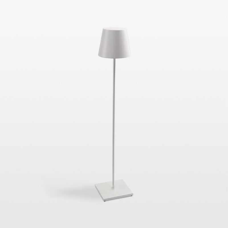 Poldina Pro XXL Metal Floor Lamp White 27" by Zafferano America - image 0 of 2